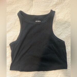 Women’s black crop top